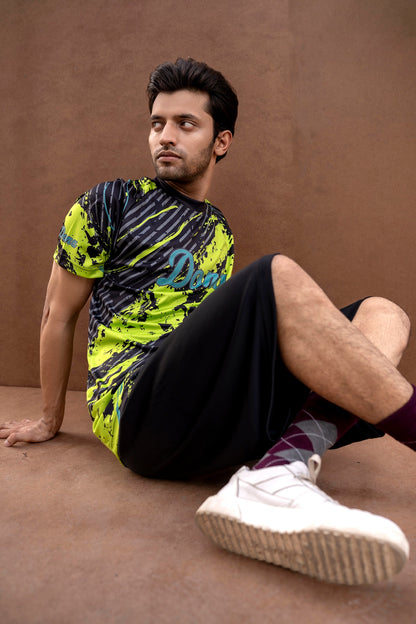 Dri-Fit Printed Summer Tracksuit - Shorts