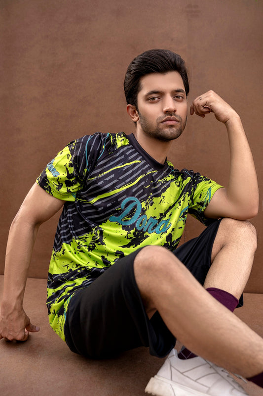 Dri-Fit Printed Summer Tracksuit - Shorts