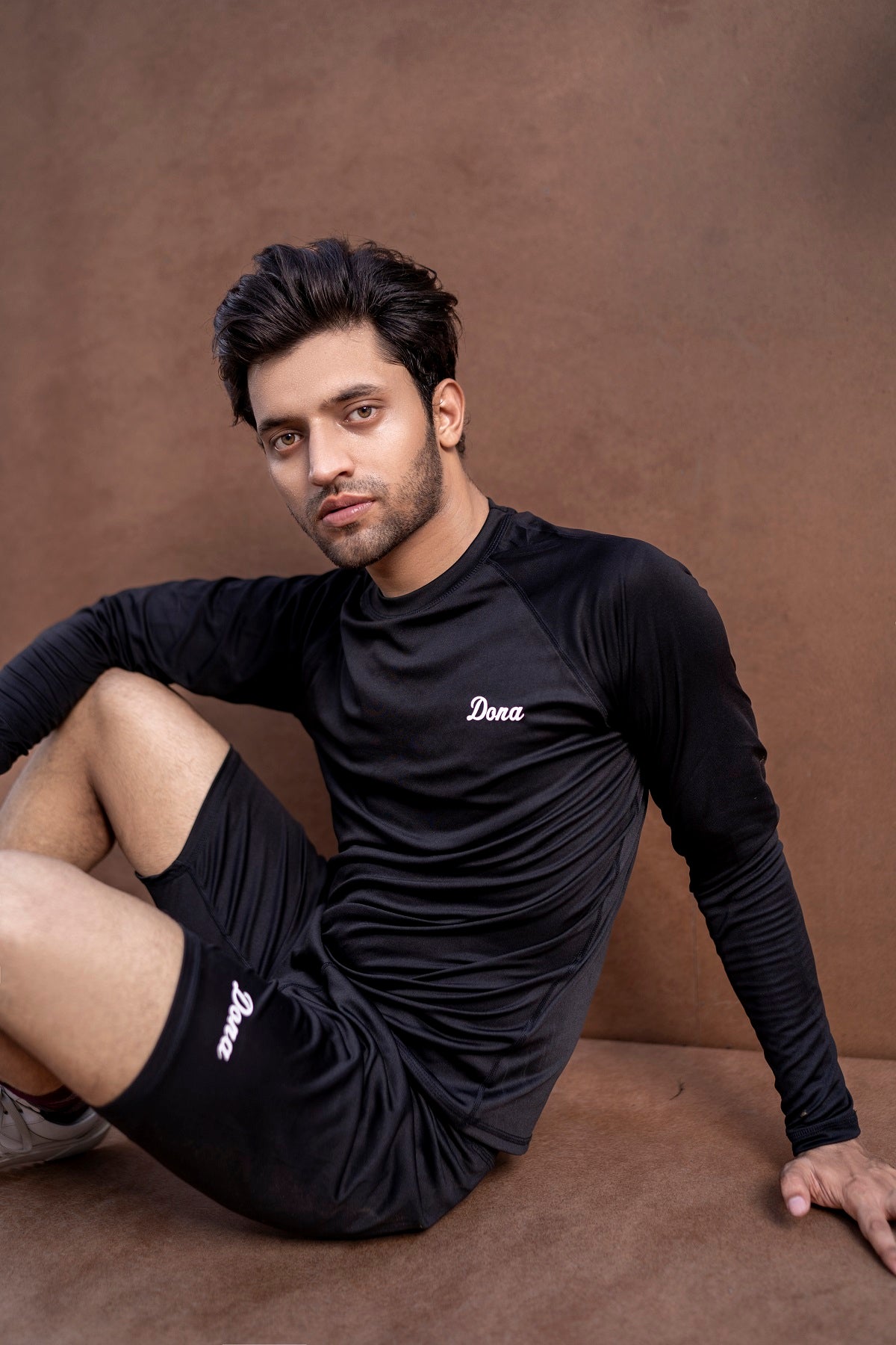 Men Sports Black Shorts