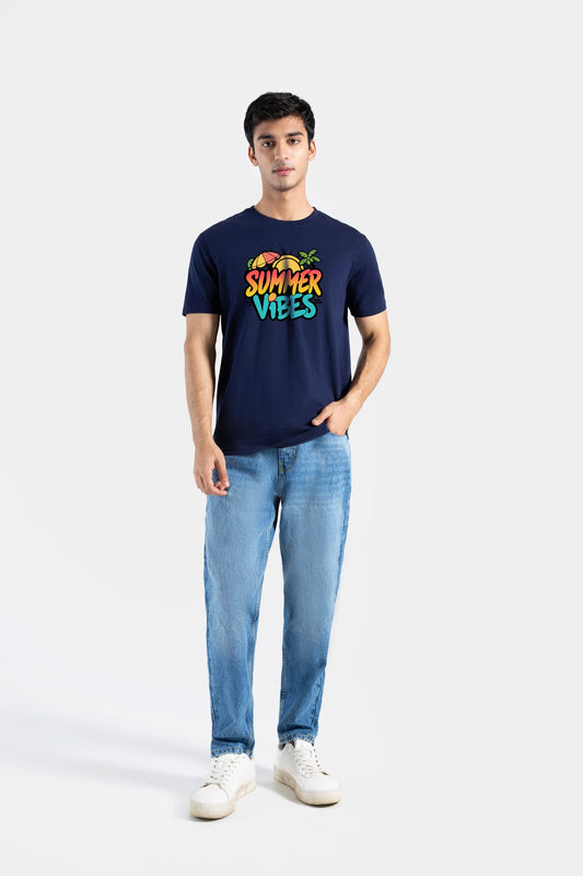 Summer Vibes Blue T-Shirt